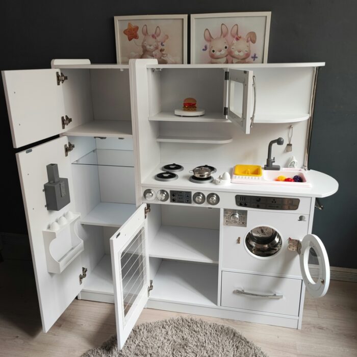 آشپزخانه کودک مدل پارمیس فول آپشن +8 سال + هدیه - Image 8