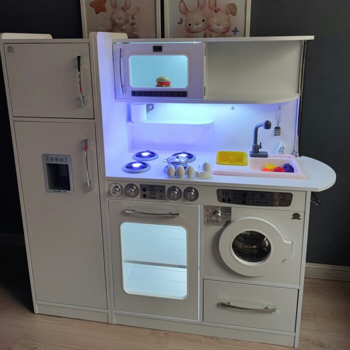 آشپزخانه کودک مدل پارمیس فول آپشن +8 سال + هدیه - Image 14
