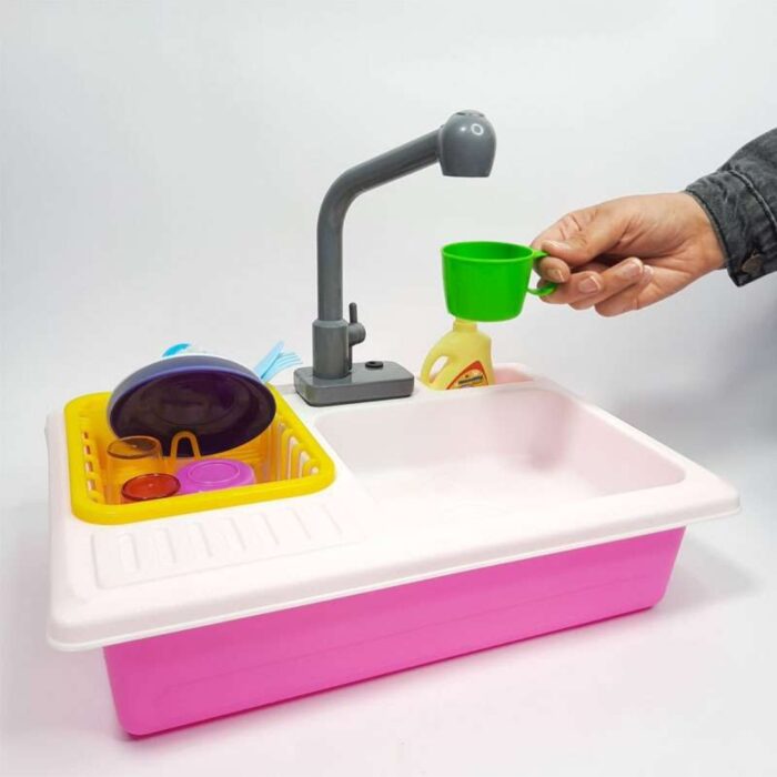 اسباب بازی سینک ظرفشویی سیحان تویز مدل Sink ELECTRIC 1402 - Image 3