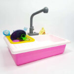 اسباب بازی سینک ظرفشویی سیحان تویز مدل Sink ELECTRIC 1402 - Image 4