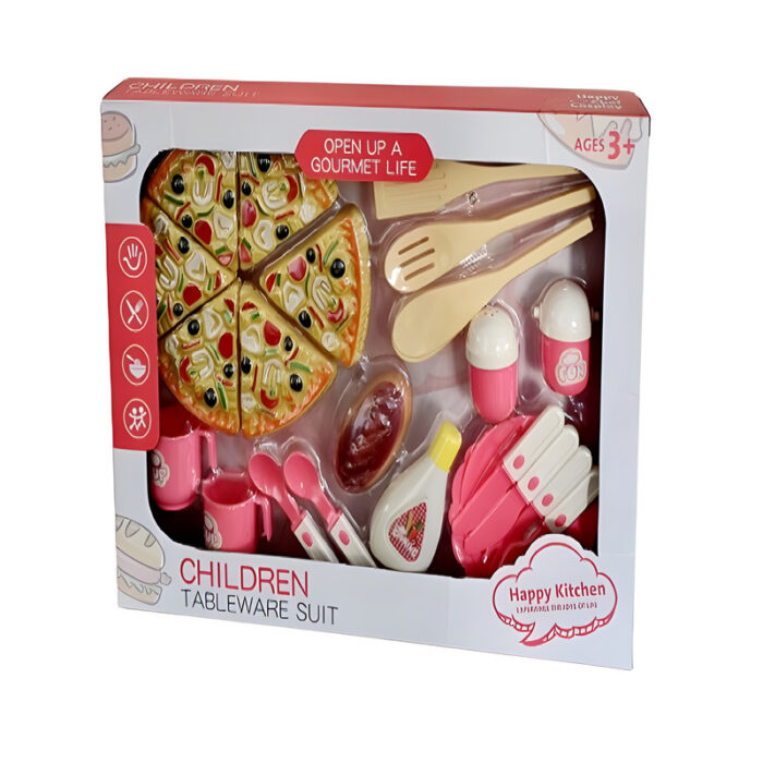 ست اسباب بازی فست فود مدل پیتزا - Image 1