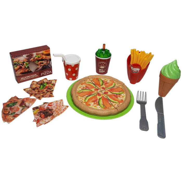 ست اسباب بازی فست فود مدل پیتزا کد 368 - Image 2