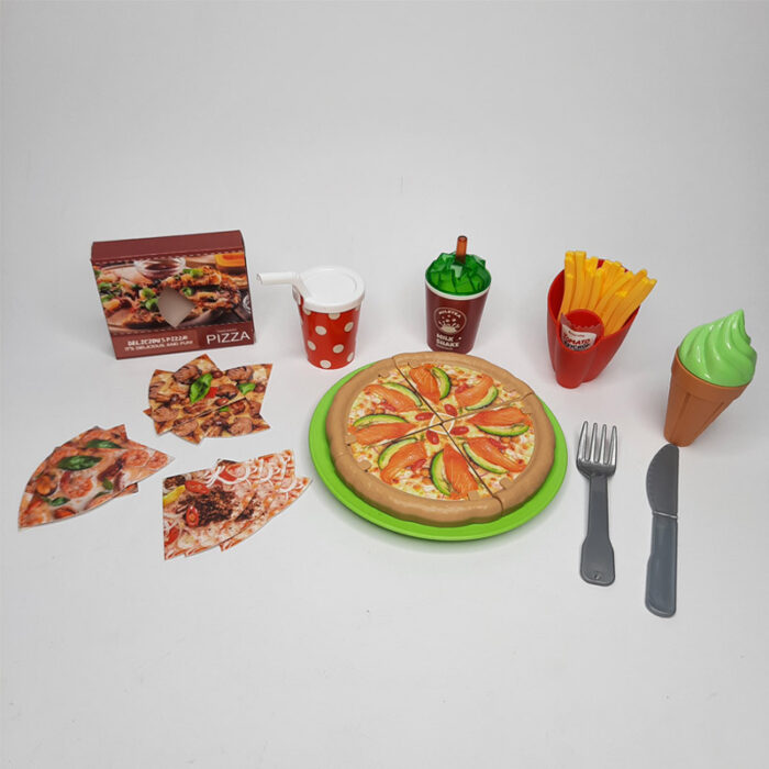 ست اسباب بازی فست فود مدل پیتزا کد 368 - Image 3