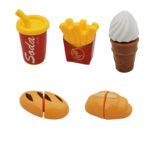 ست اسباب بازی فست فود مدل پیتزا کد 8002010 مجموعه 16 عددی - Image 2