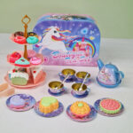 ست اسباب بازی آشپزخانه مدل فلزی طرح شیرینی خوری یوینیکورن کد 203 - Image 12