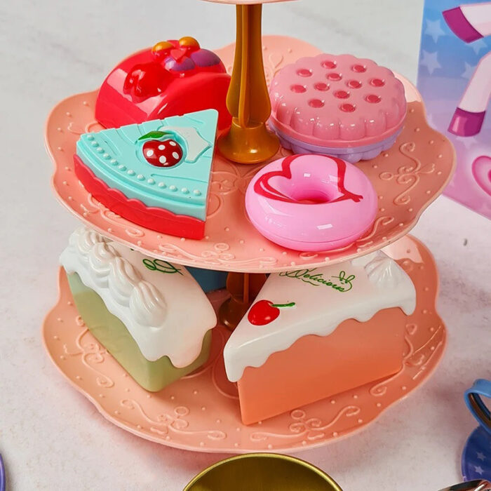 ست اسباب بازی آشپزخانه مدل فلزی طرح شیرینی خوری یوینیکورن کد 203 - Image 15