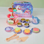 ست اسباب بازی آشپزخانه مدل فلزی طرح شیرینی خوری یوینیکورن کد 203 - Image 18