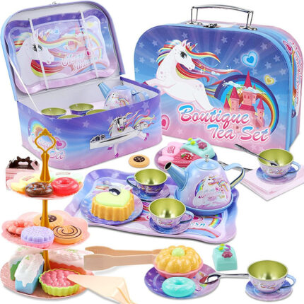 ست اسباب بازی آشپزخانه مدل فلزی طرح شیرینی خوری یوینیکورن کد 203