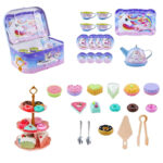 ست اسباب بازی آشپزخانه مدل فلزی طرح شیرینی خوری یوینیکورن کد 203 - Image 6