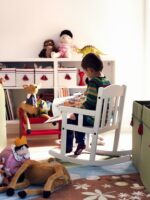 صندلی راکینگ بچگانه چوبی ایکیا مدل SUNDVIK - Image 2