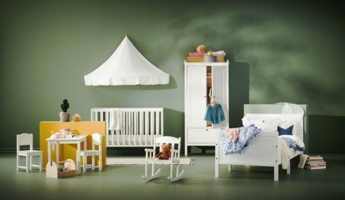 صندلی راکینگ بچگانه چوبی ایکیا مدل SUNDVIK - Image 3