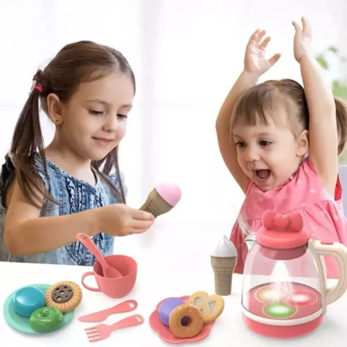 کتری بخار اسباب بازی رنگ صورتی کد 925 - Image 7