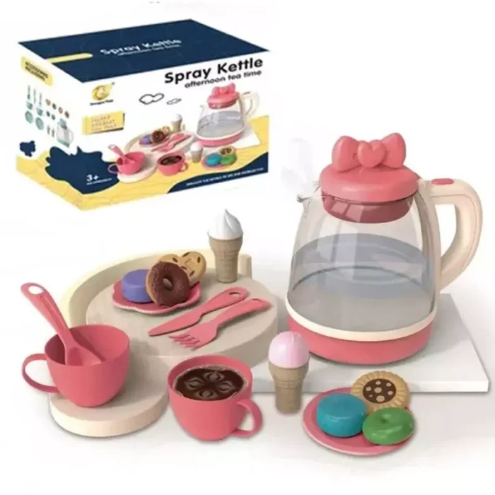 کتری بخار اسباب بازی رنگ صورتی کد 925 - Image 3