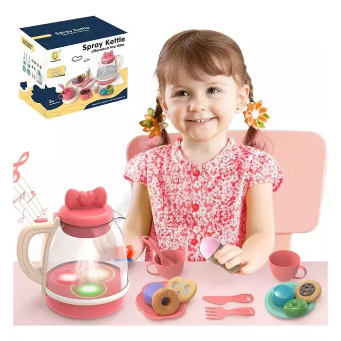 کتری بخار اسباب بازی رنگ صورتی کد 925 - Image 9