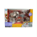 ست اسباب بازی ظروف استیل آشپزخانه مدل KITCHEN COOK