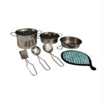 ست اسباب بازی ظروف استیل آشپزخانه مدل KITCHEN COOK - Image 9